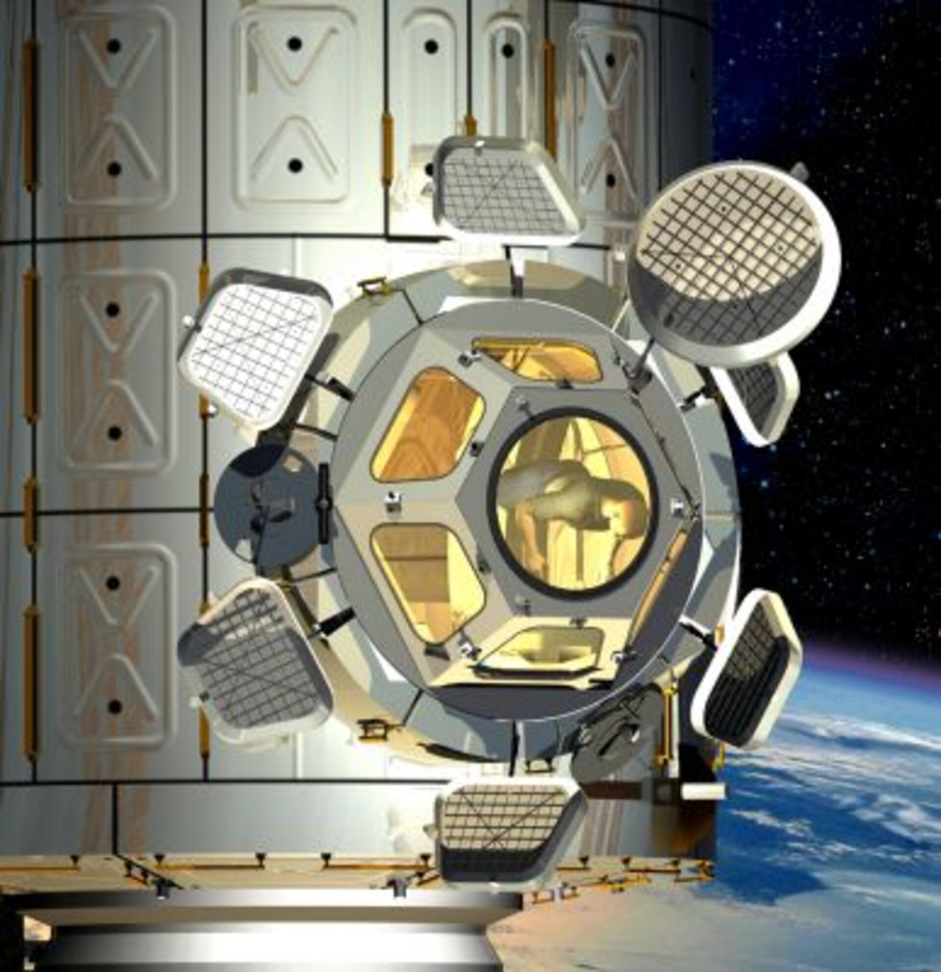 Cupola attached to Node-3