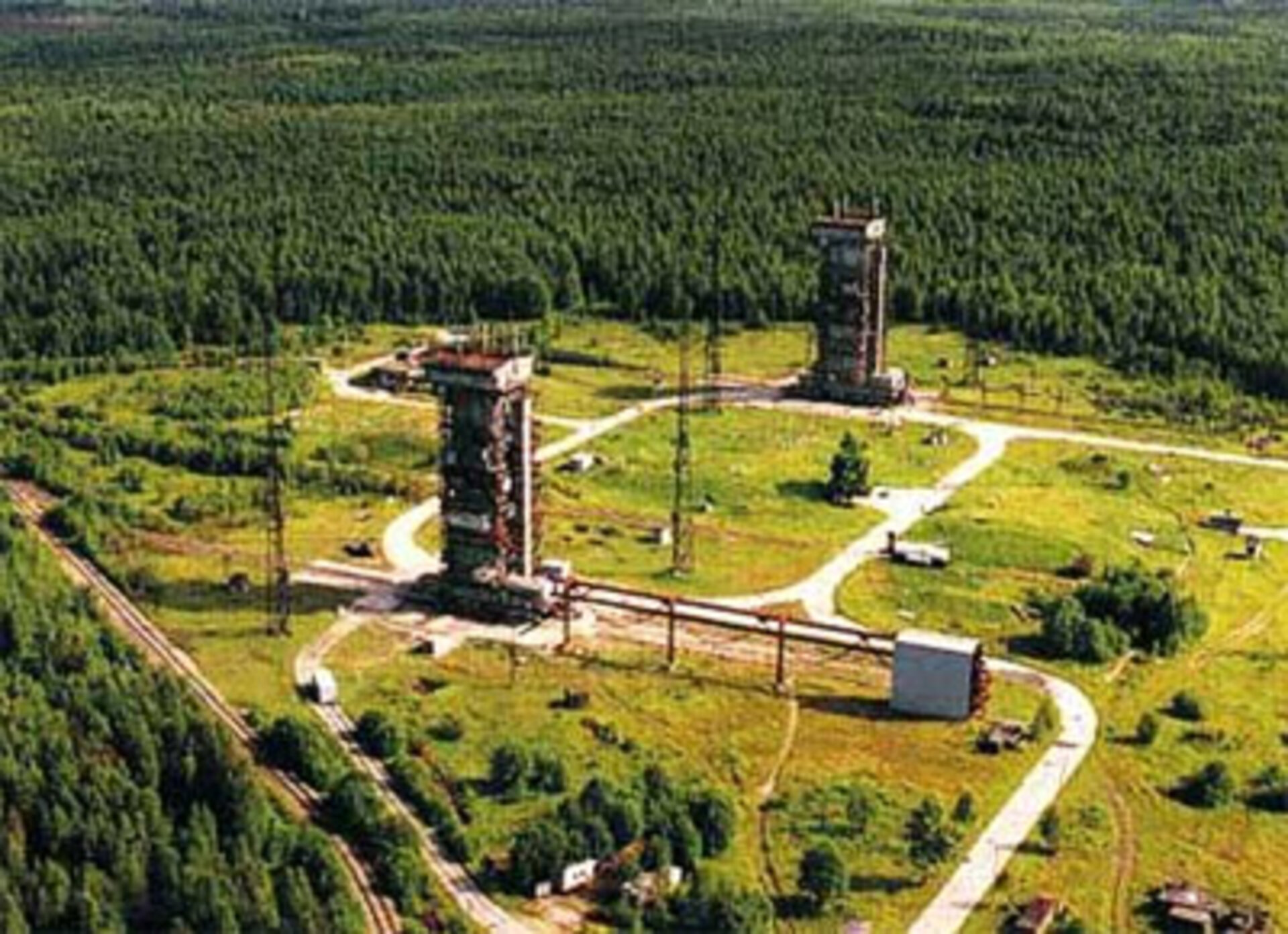 View of Plesetsk cosmodrome