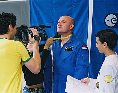 Scenes for ISS DVD Lesson II were filmed with André Kuipers