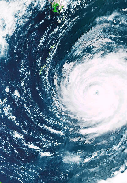 MERIS image of Typhoon Songda