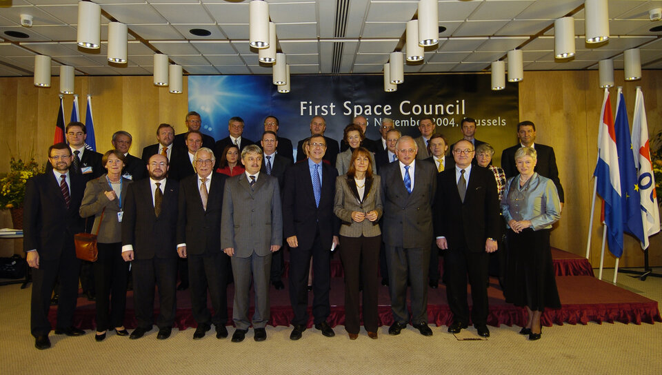 Participants of the first "Space Council"