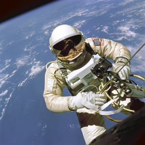White's spacewalk outside Gemini 4