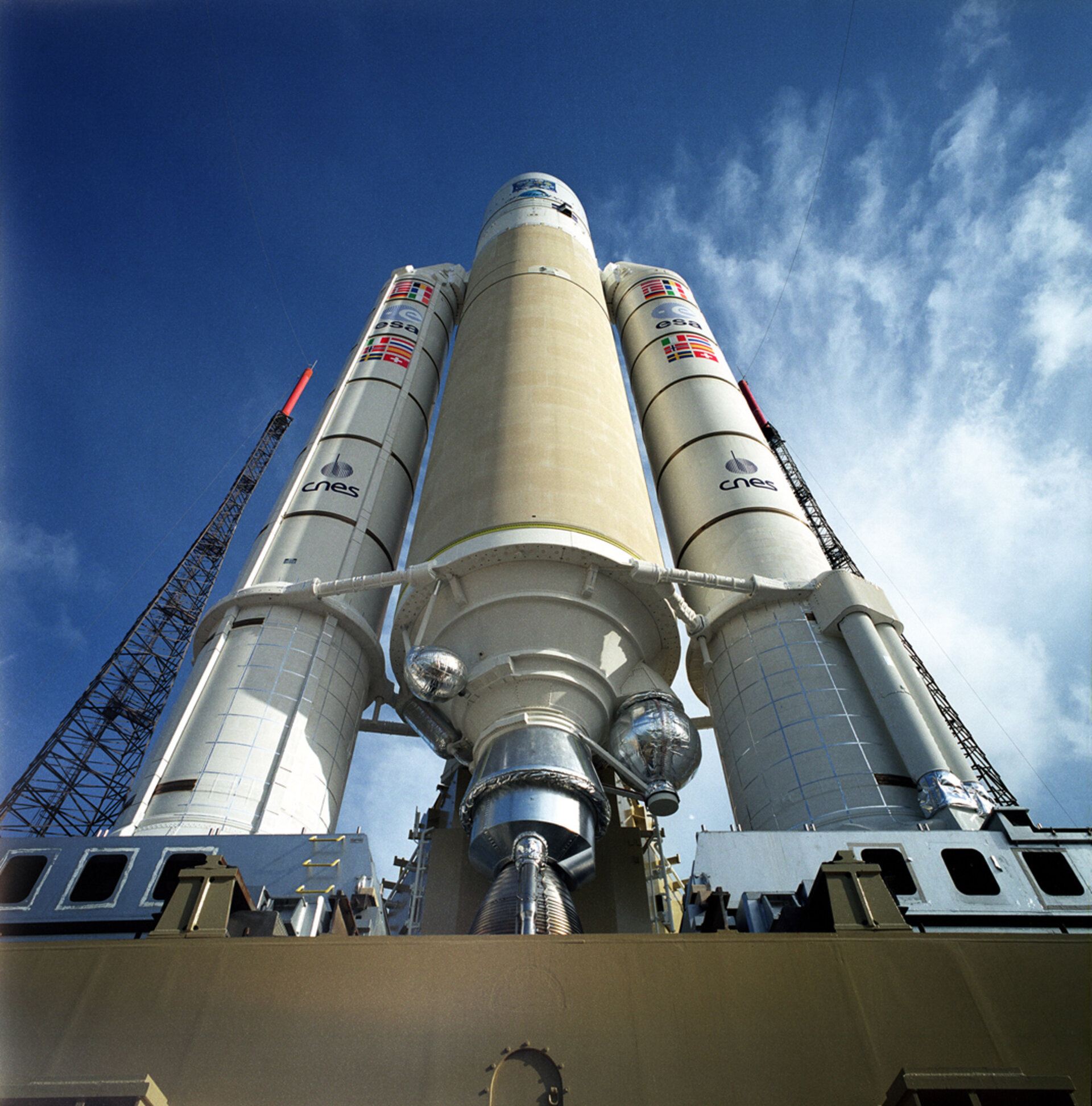 The Ariane-5 heavy-lift launcher