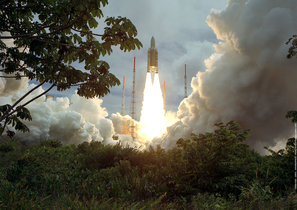 Liftoff for an Ariane 5 Generic Plus