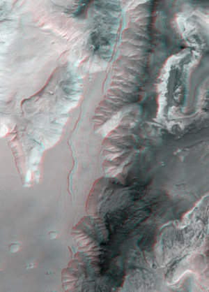 Candor Chasma in 3D