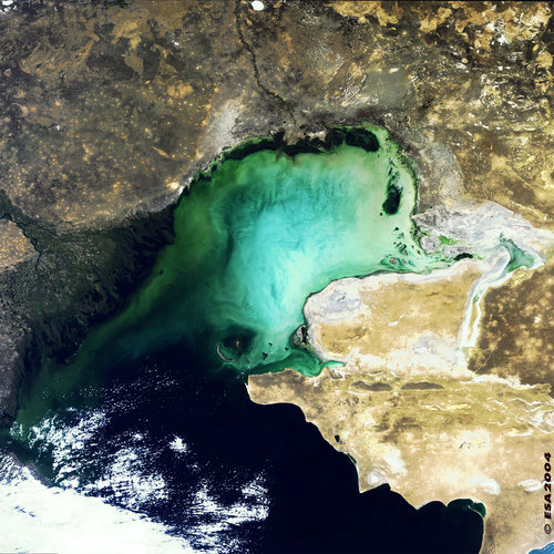 North Caspian Sea, MERIS, 22 September 2003