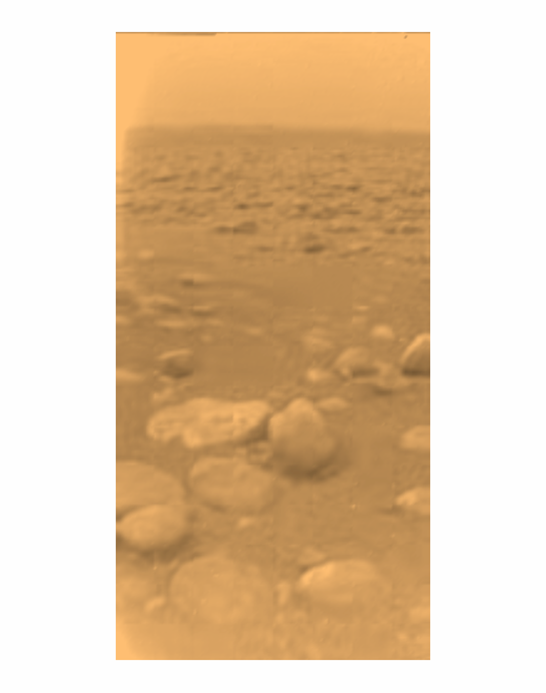 First colour view of Titan's surface
