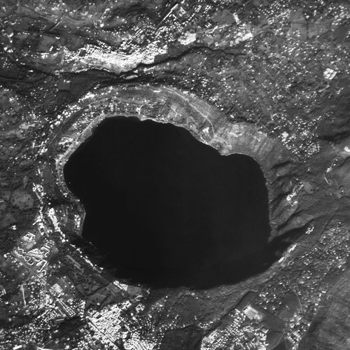 Lake Albano, Italy, seen by ESA's Proba satellite