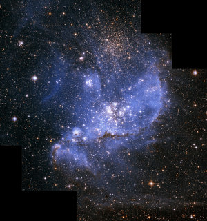 Star-forming region nebula NGC 346