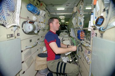 Roberto Vittori on board ISS