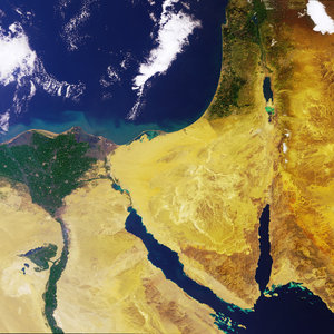 The Nile Delta and the Sinai Peninsula