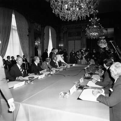 The ESA Convention being signed in Paris on 30 May 1975