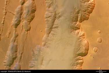Colour view of Coprates Chasma and Coprates Catena