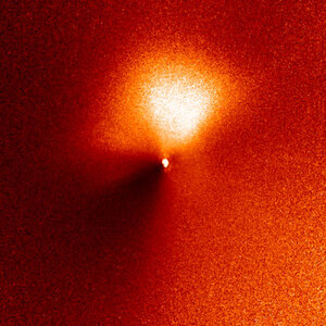 Outburst from Comet 9P/Tempel 1 as seen from Hubble