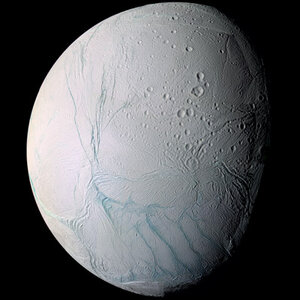 Approaching Enceladus