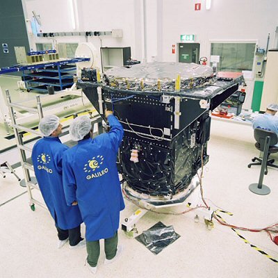 Giove-A, de eerste Galileo satelliet, werd getest op ESTEC