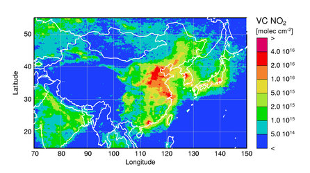 Air quality monitoring over China