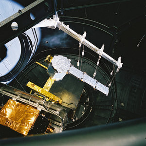 The reduced SMOS payload in the Large Space  Simulator