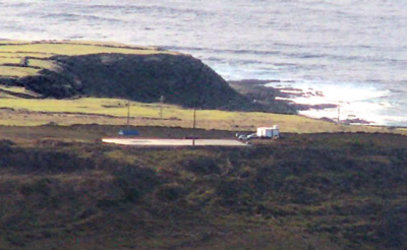 Site of ESA's Azores tracking station