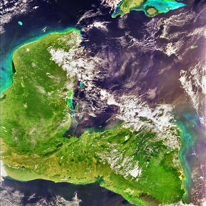 Envisat image of Central America