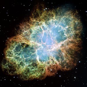 Giant mosaic of the Crab Nebula made of Hubble images