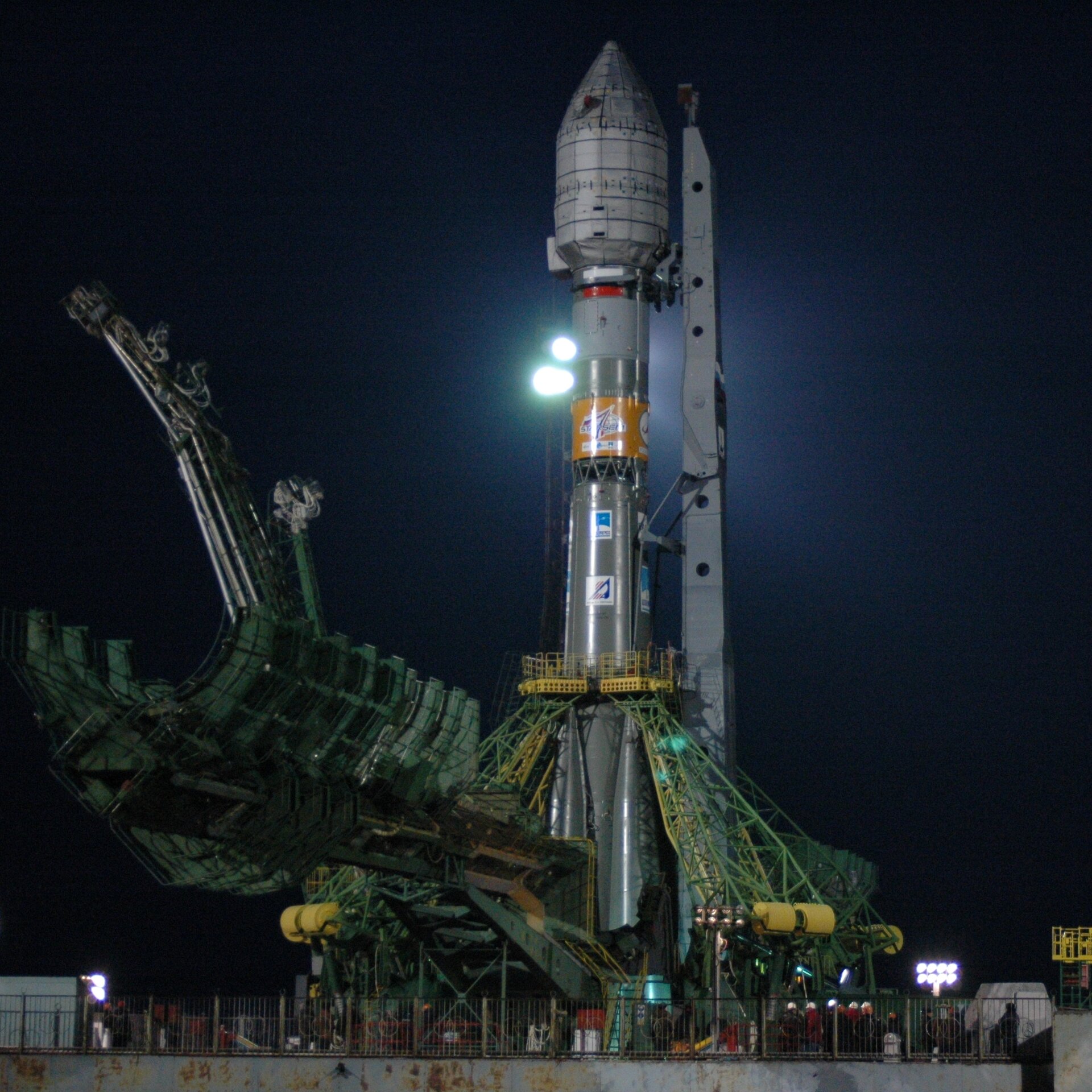 GIOVE-A on the launch pad
