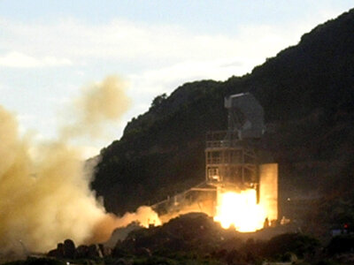 The first Zefiro 9 firing test took place successfully in December 2005