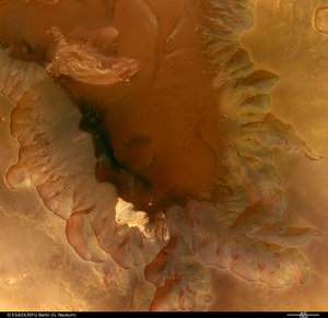 Colour view of Juventae Chasma