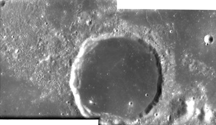Lunar crater Billy seen by SMART-1