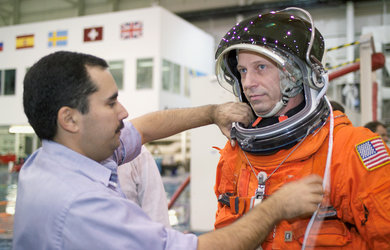 ESA astronaut Thomas Reiter training for Astrolab mission