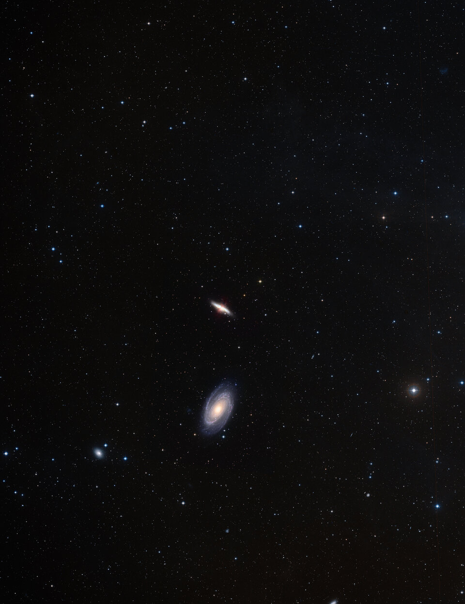 Galaxy pair M81 and M82