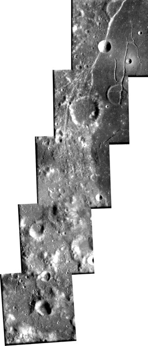 SMART-1 mosaic view of Mare Humorum's edge