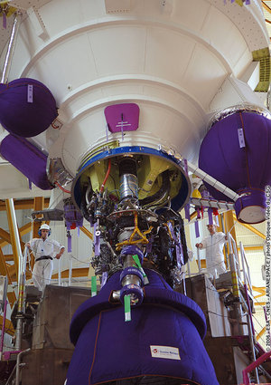 Ariane 5 main stage ready for mating