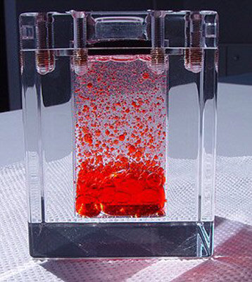 Container für das Öl-Emulsion Experiment