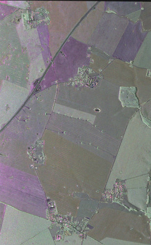 Airborne radar image 19 April 2006