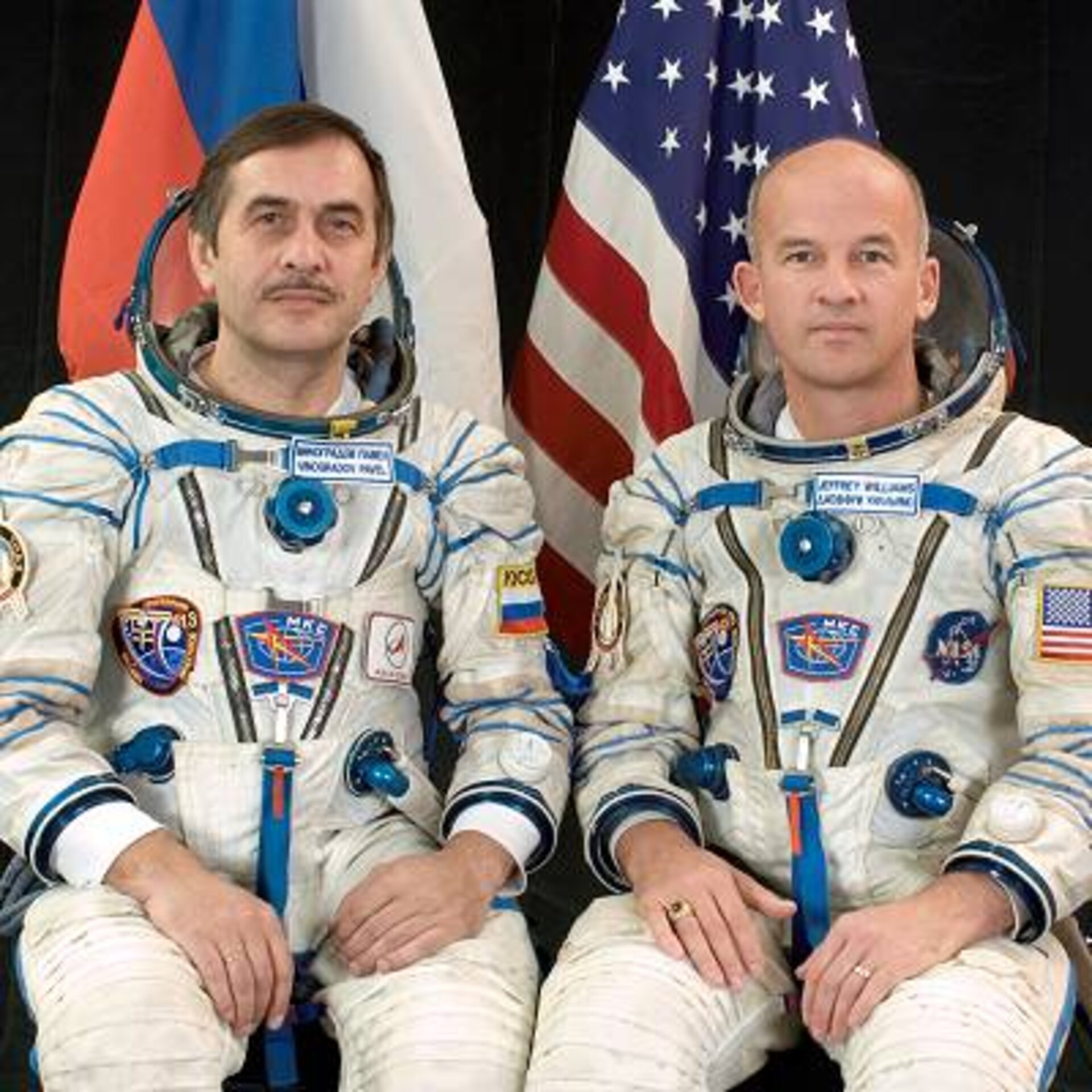 ISS Expedition 13 crew - Pavel Vinogradov and Jeffrey N. Williams
