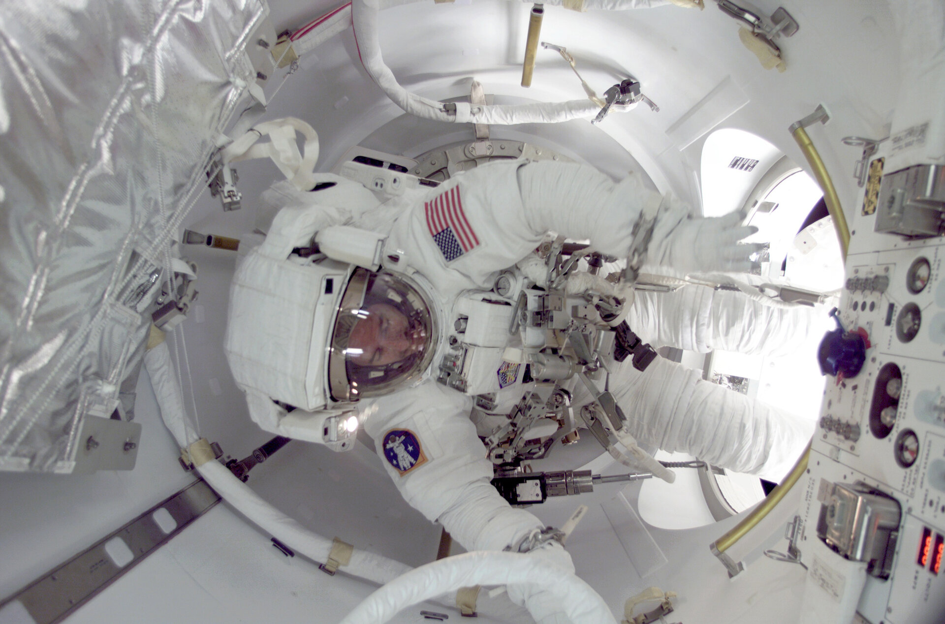 Reiter and Williams will start their spacewalk from the Joint Airlock Quest