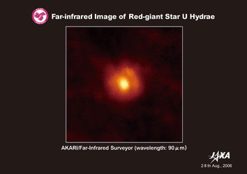 AKARI’s far-infrared image of red-giant star U Hydrae