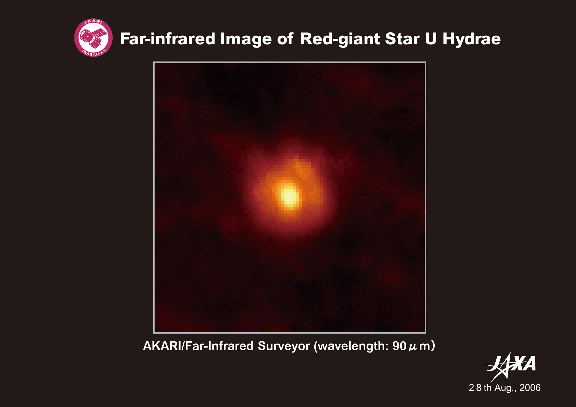 AKARI’s far-infrared image of red-giant star U Hydrae