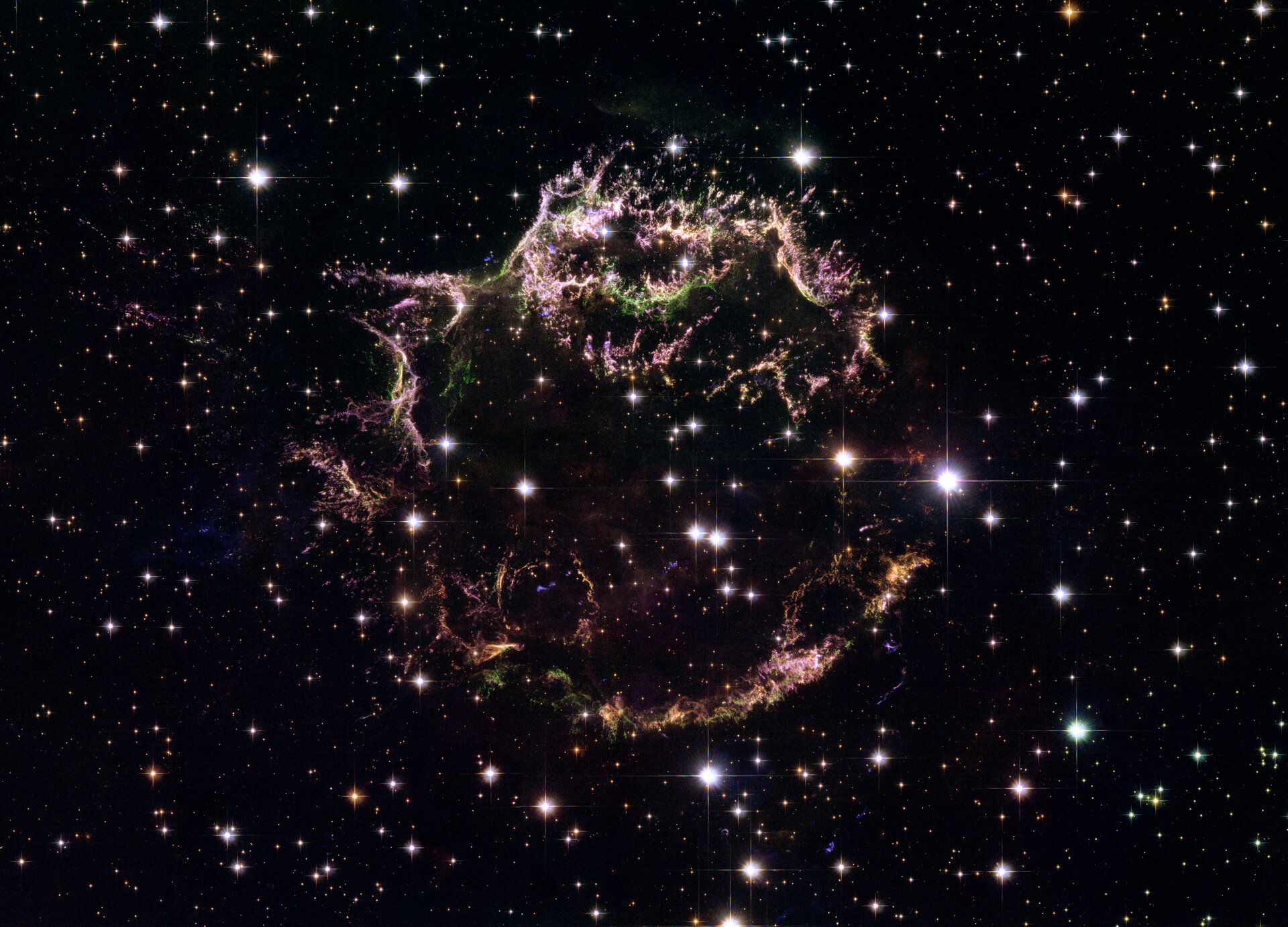 Hubble’s view of supernova explosion Cassiopeia A
