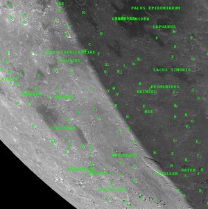 Lunar view of the SMART-1 impact area