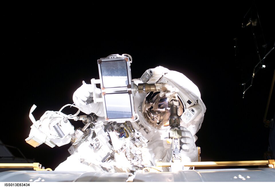 The spacewalk on 3 August was a highlight of the Astrolab Mission