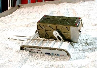 The Nanokhod micro-rover initially developed for the INTERMARSNET mission, later adapted for the BepiColombo mission.