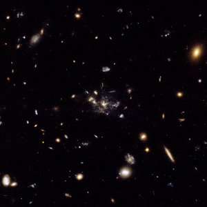Hubble's view of Spiderweb Galaxy