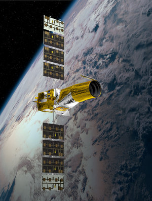 Artist's view of the COROT satellite