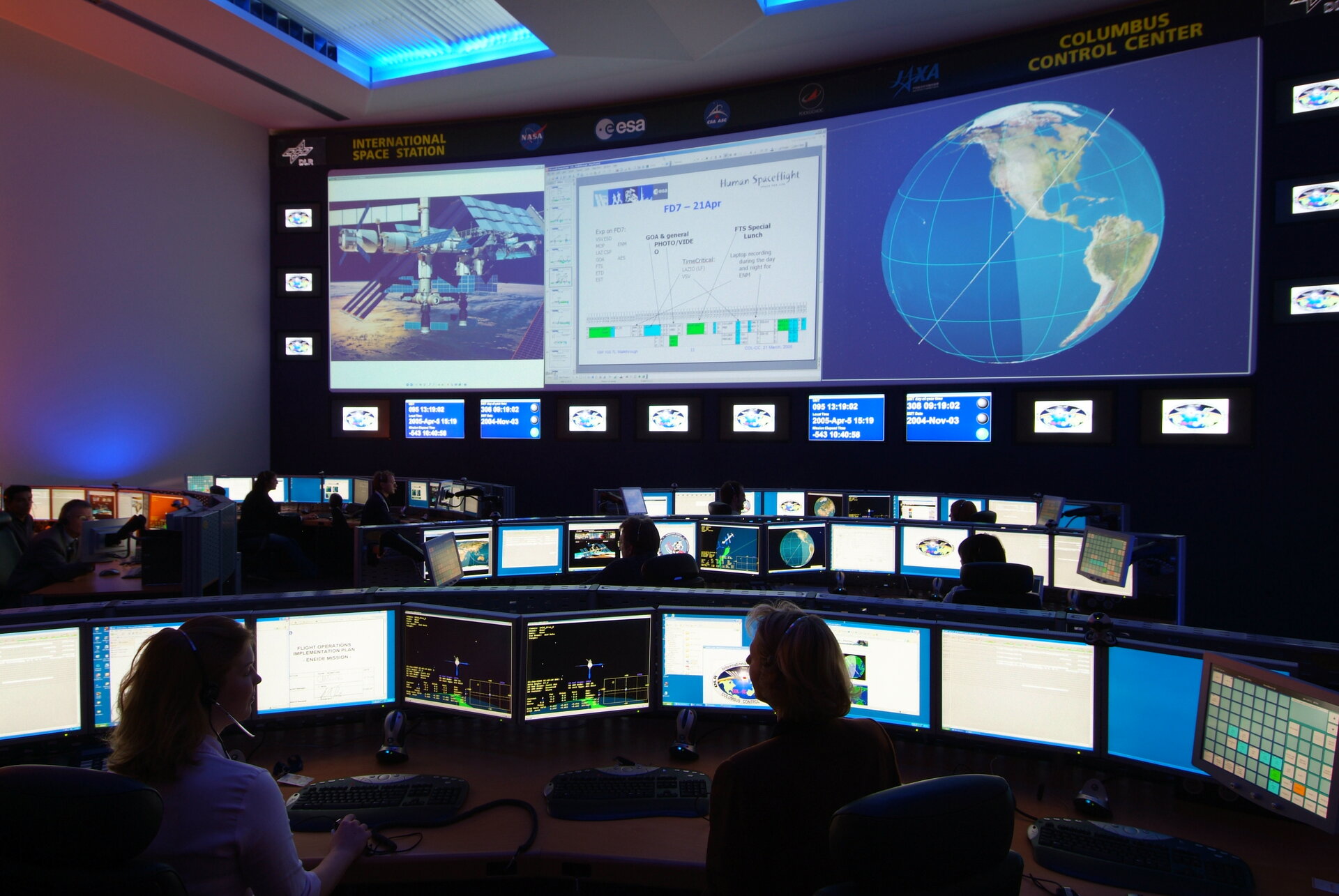 ESA's Columbus Control Centre in Oberpfaffenhofen, Germany