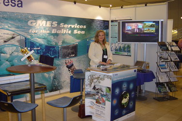 ESA stand at the Baltic Sea and European Marine Strategy conference in 2006