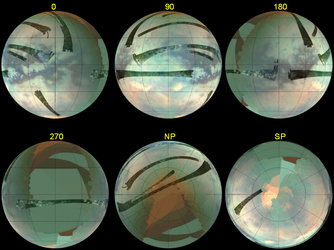 Infrared and radar views of Titan