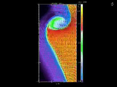 Plasma whirlpools in Earth magnetosphere