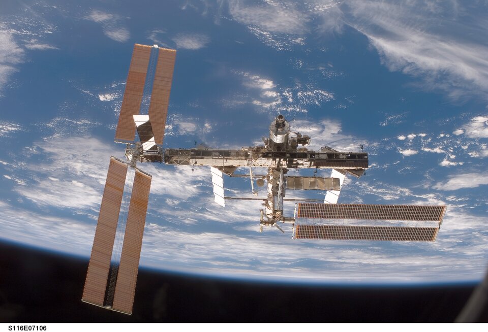 Eyharts will stay on board ISS for two months as a member of the Expedition 16 crew
